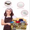 Large Storage Baskets Bins Rustic Sunflower Bee Collapsible Storage Box Laundry Organizer for Closet Shelf Nursery Kids Bedroom Retro Sunshine Spring Floral Country Plaid view 4