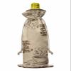 10 Pcs Premium Wine Bottle Gift Bags with Drawstring Cartoon Coffee and Coffee Beans Close-Up Keep Warm and Drink Coffee Reusable Wine Gift Bag for Christmas, Wedding,Holiday Party, Housewarming view 2