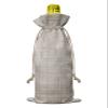 10 Pcs Premium Wine Bottle Gift Bags with Drawstring Retro Farm Rustic Textile Texture Plaid Reusable Wine Gift Bag for Christmas, Wedding, Birthday,Holiday Party, Housewarming, Home Storage view 2