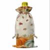 10 Pcs Premium Wine Bottle Gift Bags with Drawstring Sunflower Maple Leaves Pumpkin Autumn Fall Flowers Reusable Wine Gift Bag for Christmas, Wedding,Holiday Party, Housewarming, Home Storage view 2