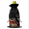 10 Pcs Premium Wine Bottle Gift Bags with Drawstring Wine Whiskey Glasses and Cigars Pattern Reusable Wine Gift Bag for Christmas, Wedding, Birthday,Holiday Party, Housewarming, Home Storage view 2