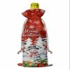 10 Pcs Premium Wine Bottle Gift Bags with Drawstring Xmas Cute Snowman with Christmas Tree and Gifts Reusable Wine Gift Bag for Christmas, Wedding, Birthday,Holiday Party, Housewarming, Home Storage view 2