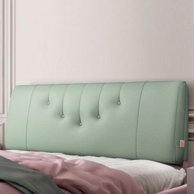 Wedge Headboard Backrest Reading Pillow Large Bolster Day Bed Pillow Lumbar Bedside Cushion Removable Headboard Cover for Bunk Bed Bench Dorm Full Size,A,with headboard 78.7"/200cm