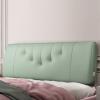 Wedge Headboard Backrest Reading Pillow Large Bolster Day Bed Pillow Lumbar Bedside Cushion Removable Headboard Cover for Bunk Bed Bench Dorm Full Size,A,with headboard 78.7"/200cm view 1