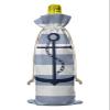 10 Pcs Premium Wine Bottle Gift Bags with Drawstring Nautical Anchor Coastal Rustic Blue Striped Reusable Wine Gift Bag for Christmas, Wedding, Birthday,Holiday Party, Housewarming, Home Storage view 2