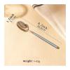 Bulk Spoons Set Stainless Steel Spoon Household Soup Spoon Long Handle Rice Spoon Durable Delicate Bright Spoon Spoons for Eating (Color : Blue) view 2