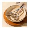 Bulk Spoons Set Stainless Steel Spoon Household Soup Spoon Long Handle Rice Spoon Durable Delicate Bright Spoon Spoons for Eating (Color : Blue) view 3