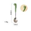 Bulk Spoons Set 304 Stainless Steel Spoon Children's Long Handle Western Food Spoon Cute Spoon Spoons for Eating (Color : 1) view 2