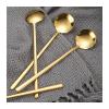 Bulk Spoons Set Stainless Steel Long-handled Spoon Golden Coffee Spoon Stirring Small Spoon Dessert Spoon Spoon Spoons for Eating (Color : Silver, Size : 6 pcs) view 4