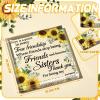 Spiareal Friends Gifts for Women Friendship Graduation Plaque Best Flower Sister Birthday Bestie Thank You Gift for Teacher Mom Female Acrylic Friendship(Elegant Style) view 2