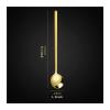 Bulk Spoons Set Stainless Steel Long-handled Spoon Golden Coffee Spoon Stirring Small Spoon Dessert Spoon Spoon Spoons for Eating (Color : Gold, Size : 1 pc) view 2