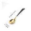 Bulk Spoons Set 304 Stainless Steel Spoon Round Head Small Spoon Chinese Chopsticks Four-piece Set Gift Box Spoons for Eating (Color : Silver) view 2