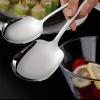 Bulk Spoons Set Rice Spoon Long Handle Soup Porridge Rice Scoop Spoon Dinnerware Kitchen Tools Rice Spoon Home Flatware Spoons for Eating (Color : Small square spoon) view 4