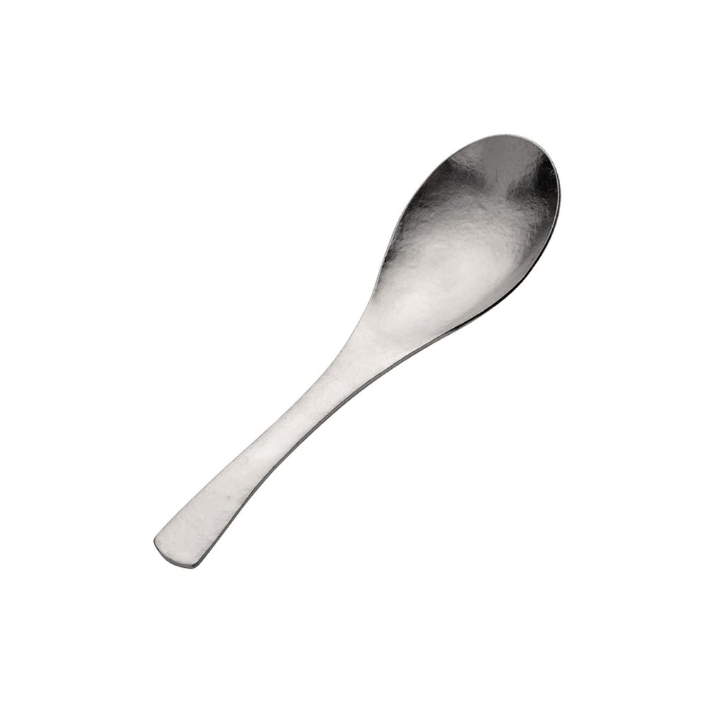 Bulk Spoons Set Home Titanium Spoon Children's Dinner Spoon Creative Tableware Soup Spoon Large Small Spoon Spoons for Eating (Color : Silver, Size : Large)