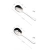 Bulk Spoons Set Household Stainless Steel Rice Spoon Rice Spoon Soup Spoon Colander Male Spoon Rice Spoon Spoons for Eating (Color : B) view 2