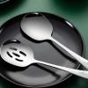Bulk Spoons Set Household Stainless Steel Rice Spoon Rice Spoon Soup Spoon Colander Male Spoon Rice Spoon Spoons for Eating (Color : B) view 4