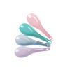 Bulk Spoons Set 4pcs Chinese Soup Spoon Set Long Handle Stoneware Porcelain Rice Spoon Spoons for Eating (Color : 2) view 1