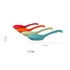 Bulk Spoons Set 4pcs Chinese Soup Spoon Set Long Handle Stoneware Porcelain Rice Spoon Spoons for Eating (Color : 2) view 2