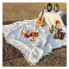 Bannr Blanket Queen Size Knitting Picnic Blanket Outdoor Picnic Mat Soft Sofa Blankets Towel Nap Travel Pillows (Color : 5, Size : XL 130x180cm) view 1