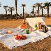 Bannr Blanket Queen Size Knitting Picnic Blanket Outdoor Picnic Mat Soft Sofa Blankets Towel Nap Travel Pillows (Color : 5, Size : XL 130x180cm) view 3
