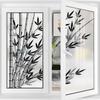 Grey Charcoal Privacy Window Film Frosted Window Stickers Bamboo Tree Clear Simple Background Removable Static Cling Window Film Stickers Bamboo 35.4Wx78.7L-inch x2 Pcs view 1