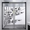 Grey Charcoal Privacy Window Film Frosted Window Stickers Bamboo Tree Clear Simple Background Removable Static Cling Window Film Stickers Bamboo 35.4Wx78.7L-inch x2 Pcs view 2