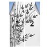 Grey Charcoal Privacy Window Film Frosted Window Stickers Bamboo Tree Clear Simple Background Removable Static Cling Window Film Stickers Bamboo 35.4Wx78.7L-inch x2 Pcs view 4
