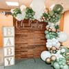 152pcs Sage Green Balloon Garland Arch Kit White Gold Balloons Different Size Green Balloon and Greenery for Wedding Birthday Decorations Boho Engagement Baby Bridal Shower Party Decorations view 2