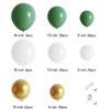 152pcs Sage Green Balloon Garland Arch Kit White Gold Balloons Different Size Green Balloon and Greenery for Wedding Birthday Decorations Boho Engagement Baby Bridal Shower Party Decorations view 3