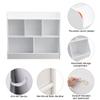Kovhzcu Toy Storage Organizer with Bookshelf, 5-Cubby Children's Toy Shelf, Toy Storage Cabinet for Children's Room, Playroom, Hallway, Kindergarten, School view 4