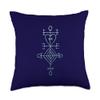 Astarstafur Iceland Love Sigil Magic Runic Symbolism Sorcery Throw Pillow view 1