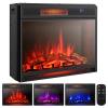 S AFSTAR 29 Inches Electric Fireplace Insert, 900/1350W Recessed Electric Fireplace w/ 3 Available Flame Colors & 4 Brightness, Touch Screen & Remote Control view 1