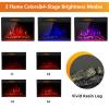 S AFSTAR 29 Inches Electric Fireplace Insert, 900/1350W Recessed Electric Fireplace w/ 3 Available Flame Colors & 4 Brightness, Touch Screen & Remote Control view 4