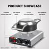 MNSSRN Bowl Machine Commercial Waffle Machine, Ice Cream Bowl Round Double Sided Heating Non-Stick Crispy Machine Stainless Steel Electric Waffle Machine view 3