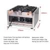 MNSSRN Fishcake Machine, Electric Fish-Shaped Cake Waffle Machine, Ice Cream Too Much Burner Rotary Machine, Porous Design, Restaurant Home,B view 2