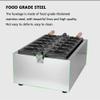 MNSSRN Fishcake Machine, Electric Fish-Shaped Cake Waffle Machine, Ice Cream Too Much Burner Rotary Machine, Porous Design, Restaurant Home,B view 3