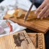 Forest Decor Custom Olive Wood Board, Engraved Serving Board, Wooden Cheese Charcuterie Board with Personalization, Premium Handmade Craftsmanship, 11x6 view 3