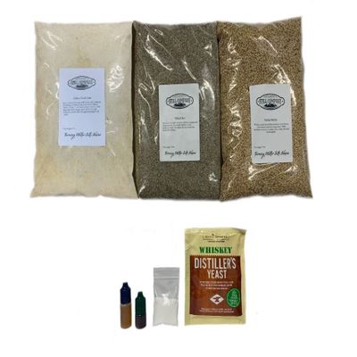 North Georgia Still Company's Wild Turkey Rye Style Master Distillers Kit, DIY 10 Gallon Mash Kit, Fermentation Kit for Moonshine