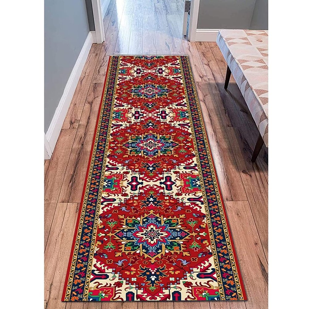 Modern Hallway Runners Carpet, Non-Slip Washable Narrow Runner Rug for Entryway Corridor Kitchen 100cm/1.5m/2m/2.5m/300cm/350cm/4m/5m/6m Length (Size : 2 ft x 13.1 ft)