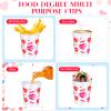 Meanplan 24 Pcs Valentine Plastic Cups, Reusable 16oz Heart Tumblers Galentines Day Cups for Kids Adults, Red Pink Valentine's Day Party Supplies for Anniversary Decoration view 3