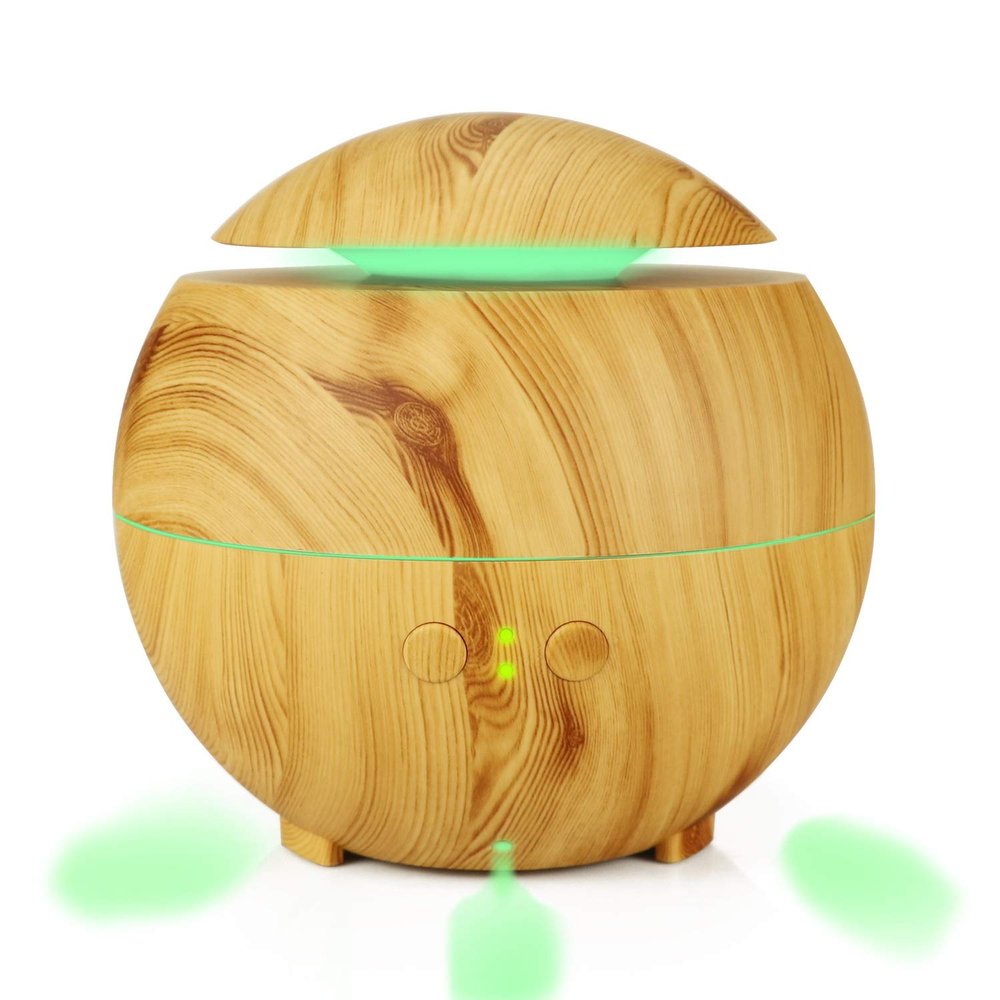 Feiyx 600ML Aromatherapy Diffuser & Cool Mist Humidifier,Extra-Quiet,Waterless Shut-Off,for Home Office (Size : A)