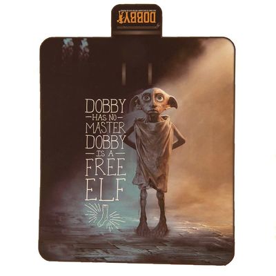Harry Potter Dobby Is A Free Elf Picnic Blanket (One Size) (Brown/Black)