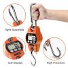 GRAM PRES Digital Hanging Scale 660 Lb 300 Kg Hanging Digital Scale, Handheld Mini Crane Scale with Hooks for Farm Hunting Fishing Outdoor view 2