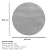 Espresso Puck Screen, 58.5mm, 1.7mm Thickness, 150m Espresso Filter Screen for Portafilter Basket, Made with 316 Stainless Steel Mesh, 1 Count view 2