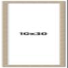 10x30 Frame Grey Solid Wood Picture Frame Width 1 Inches | Interior Frame Depth 0.5 Inches | Weatherly Distressed Photo Frame Complete with UV Acrylic, Foam Board Backing & Hanging Hardware view 1