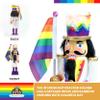 Nutcracker Ballet Gifts Pride Nutcracker Soldier in Rainbow Colors Waving Rainbow Flag- Show Your Pride During The Christmas Holiday and Year Round, Large 12 Inch view 4
