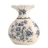 Vase Chinese Ceramic Porcelain Vase Home Decor Flower Vase for Shelf Home Dcor Japanese Vase 10.5 Inch,Sophisticated Vessel for Wedding Decorative Branches and Dried Flower,Blue view 1