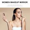 FOMIYES 5pcs with Women Portable Travel Trips Beauty Held for Mirrors Long Handled Mirror Mini Handheld Vanity Cosmetic Hairdresser Simple Home Salon Handle Round Girls Use, view 2