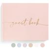 Lamare Blank Page Wedding Guest Book Polaroid Guest Book for Wedding Reception, Baby Shower, Birthday, Bridal Shower and Special Event Guestbook A Stylish Sign in Book for Party view 1