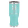 LaserGram 14oz Vacuum Insulated Pilsner Mug, Lobster, Personalized Engraving Included (Teal) view 1